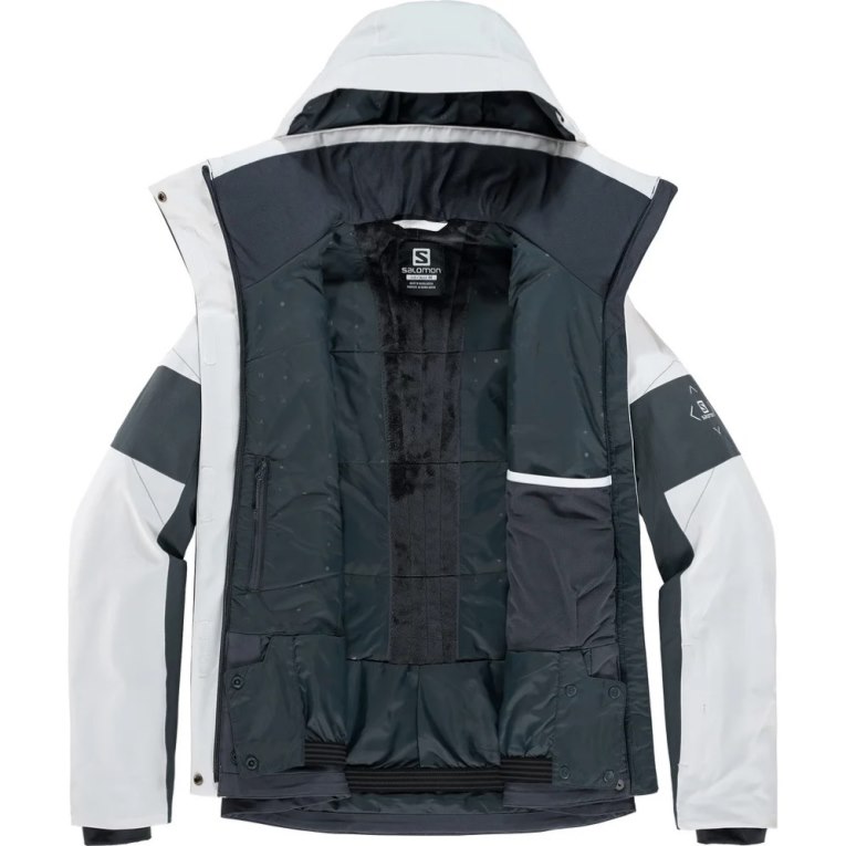 White / Black Salomon Speed Women's Insulated Jackets | PH 38547B